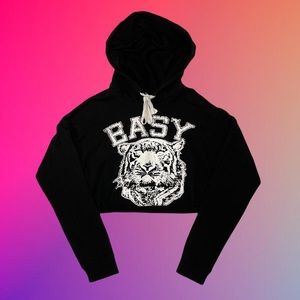 Easy Tiger cropped hoodie